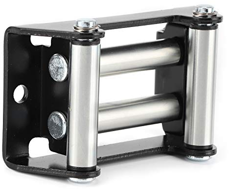 The heavy duty cable winch roller guide galvanises the hole distance of 110 mm/4.3 inches with strong construction for cable guide winch roller