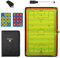 Yagosodee Taktiktafel Fußball Klappbar, Tragbares Fußball Taktik Board, Faltbares Fußball Trainer Taktische Board, Taktikboard Fussball mit Spielermarkern, Stift und Radiergummi, Pfeifen, Full Court