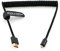 Alvin's Cables 8K 2.1 Micro-HDMI auf HDMI geflochtenes Spiralkabel für Atomos-Ninja-V 4K-60P Record 48Gbps HDMI für Canon-R5C| R5| R6