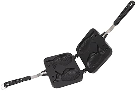 Moule à Gaufres en Alliage d'aluminium, Taiyaki maker, Crochet de Rangement, Fabricant de Casseroles Taiyaki, Sûr à Utiliser pour la Fabrication de Gaufres