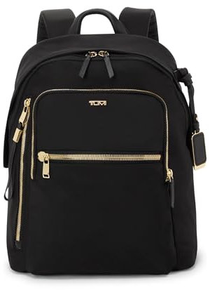 TUMI Damen Casual, Schwarz/Gold, Einheitsgröße, Voyageur Halsey Rucksack