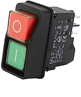 Allayu Druckknopf DZ6 KJD17 Überlastschutz Wasserdichter magnetischer elektromagnetischer Schalter Lange Verwendung von Sicherheitsschaltern, DKLD/DZ 6 Fünfbein