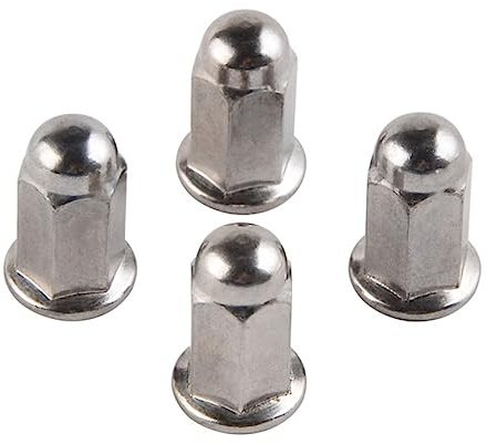 HASMI Hutmuttern Universelle Blindmutter M10 X 1,25, Knöpfe, Sechskant-hutmuttern-Set, 10 Mm X 1,25 Gewindesteigung, Schlüsselgröße 16 Mm Kappenmuttern