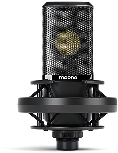 MAONO Micrófono Profesional de diafragma Ancho AU-PM500