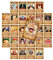 Generisch 25 Stück Anime Strohhut Piraten Wanted Posters 11,2 x 7,8 Zoll Wandcollage-Sets Luffy Gear 5 für Raumdekoration für Jungen und Teenager