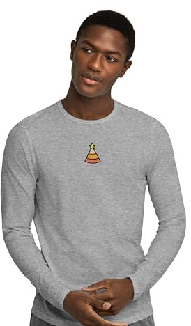 Green Fish Men's Fdmlsi-103353 T-Shirt, Gray, M