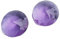 Kronleuchter Kristall Prismen Anhänger 2 STÜCKE 30 mm Kristall Lila Facettierte Kristall Sonnenprismen Kronleuchter Anhänger Hängende Verzierung