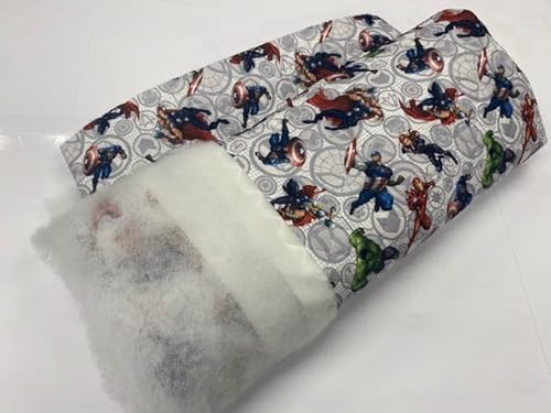 SUPERHEROES gesteppter Stoff, Baumwollstoffe, Meterware Marvel-Stoffe, Meterware 1 m x 140 cm