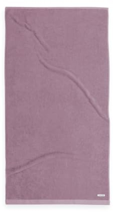 TOM TAILOR Duschtuch, 70x140 cm, 100% Baumwolle/ Frottier, mit zwei Aufhängern und Label mit Logo, COLOR BATH TOWEL Lila (Cozy Mauve)
