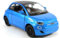 Easy Toys Modellauto kompatibel mit FIAT 500e. Maßstabsgetreues Spielzeugauto mit aufklappbaren Türen. Automobilmodellierung. (500 Blau)