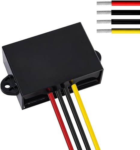 DC 12V 24V zu 5V Abwärtswandler Regler 5A 25 Watt Spannungswandler Transformator Wandler Konverter Trafo Adapter für Auto Elektronik LKW Fahrzeug Boot Solar System (Akzeptieren DC 8-40V Eingänge)…