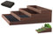 Jardinieres Exterieur - Carré Potager Extérieur en Bois IMPRÉGNÉ Robuste 120X120cm - Planches Pré-Perforées - Montage Facile - Feutre de Drainage Inclus