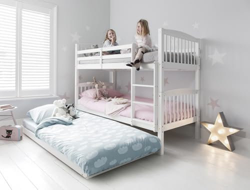 Noa and Nani Brighton Bunk Bed with Pull out Trundle Bed (Spacesaver Trundle)