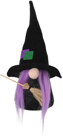 Halloween-Plüsch-,Halloween-Plüsch, Niedliche Hexe, gesichtslose Puppe, Ornamente, Puppe, Halloween-, Puppe für Kinder, Wohnzimmer, Arbeitszimmer, Zuhause, Freunde