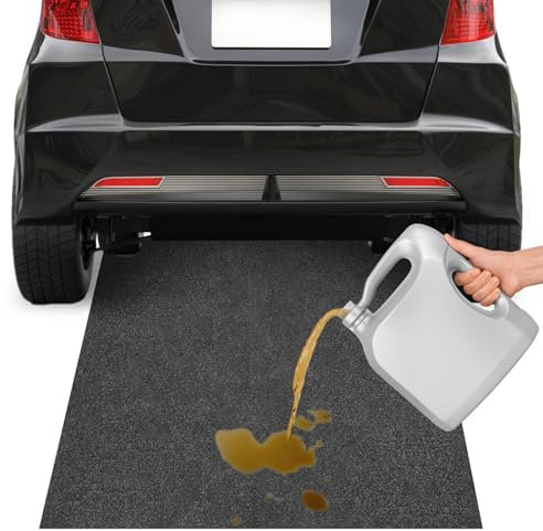 Tapis De Garage, Tapis De Récupération D'huile 91 X 182 Cm Tapis De Sol De Garage Tapis De Protection Robuste Tapis De Coffre à Découper Atelier Moto Protecteur De Garage Tapis Absorbant Durable