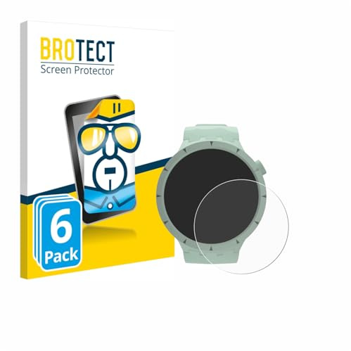 BROTECT (6 Stück Schutzfolie für Swatch Big Bold Bioceramic Displayschutz Folie Made in Germany, Ultra-Klar