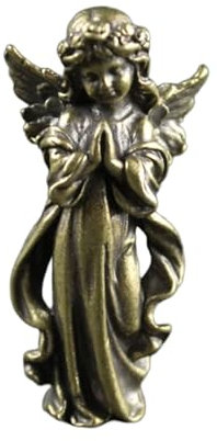 LJGYYDS Figuren 1 stücke Messing Engel Figuren Retro Kupfer Gott Der Liebe Amor Statue Decor Kleine Ornamente Für Zimmer