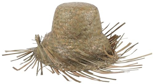 HONITANO Sombrero de Paja Mano Estilo Hawaiano para Playa Fiesta Tropical y Eventos Mexicanos Diseño Ligero y Transpirable Talla Original