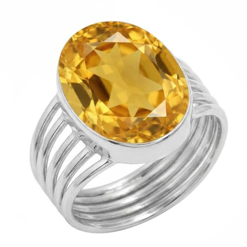 Boho Handgefertigter Schmuck Massiver Natürlicher Edelstein Labradorit, Karneol, Rosenquarz, Kristall Ovaler 925 Sterling Silber plattierter Ring Für Damen