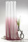 heimtexland ® Schlaufenschal mit Farbverlauf in Beere HxB 245x135 cm Voile transparent - ÖKOTEX geprüft - Gardine Vorhang Dekoschal pink Typ501