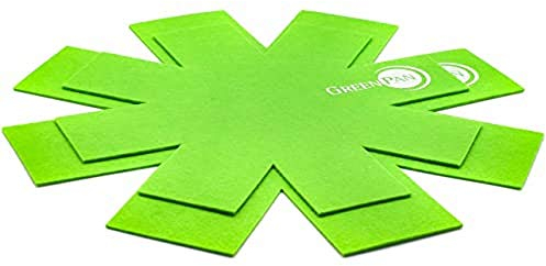 GreenPan 27cm & 34cm Pan Protector Set, Green