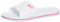 Brandsseller Claquettes de bain/chaussures de plage pour femme - Uni avec rayures latérales sur la semelle - Blanc - Blanc., 38 EU