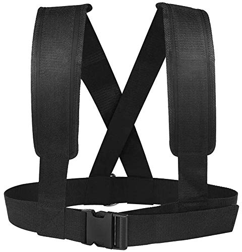 POFET Black Sled Harness Resistance Training Reifenzuggurt Speed Exerciser