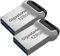 【GIGASTONE】Z90 128GB 2 Pack USB 3.2 Gen1 Flash Drive, Mini Fit Metal Waterproof Compact Pen Drive, Reliable Performance Thumb Drive, USB 2.0/3.0/3.1 Interface Compatible
