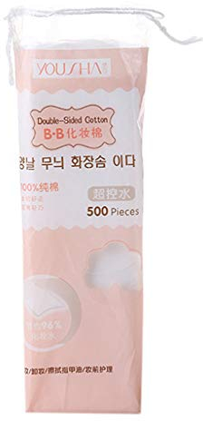 chenpaif 500Pcs / Bag Facial Dünne Vlies-Make-up-Wattepads Nagellackentferner Taschentücher