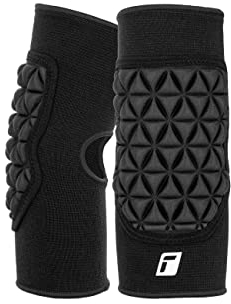 Reusch Elbow Protector Deluxe Ellbogenschoner Ellbogenschützer Ellbogenpolsterung Ellbogenprotektion Ellbogenschutz Herren Frauen für Erwachsene mit verstärkter Vorderseite, schwarz, M
