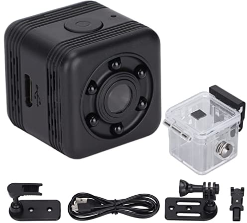 Mini Action Camera, Night Vision Action Camera, Sports Camcorder Waterproof Ultra HD WiFi Camera 32GB 240 Minutes of Recording, for Vlogging Outdoor Sports