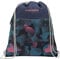 coocazoo Turnbeutel „Cloudy Peach”, rosa-blau, mit Reißverschlussfach und Kordelzug, reflektierende Elemente, Schlaufen zur Befestigung am Schulrucksack, 10 Liter, ab der 3. Klasse