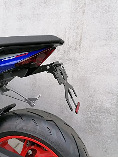 Kennzeichenhalter GroFaTec REVO für Aprilia RS 660 Bj 2020-2022 Kennzeichenträger 660rs Nummernschild Träger Halter kurzes Heck Heckumbau Porta Targa rs660