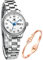 OLEVS Damenuhren Silber Leicht zu Lesen Armbanduhren für Damen mit Kleines Gesicht Tag Datum Edelstahlband wasserdichte
