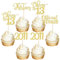 24 Stück 13. Geburtstag Cupcake Toppers Glitter Dreizehn seit 2012 Offizielle Teenager 13 Cupcake Picks Hallo 13 Jahre Geburtstagskuchen Dekorationen für alles Gute zum 13. Geburtstag Party Gold