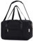 for Ryanair Cabin Bag 40X20X25 Underseat Foldable Travel Duffel Bag Holdall Tote Overnight Carry on Luggage for Women and Men 20L (Black)