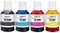 SHUOLEI GI56 GI-56 Encre Compatible avec Canon GI56 GI-56 Bouteilles d'encre Multipack pour MAXIFY GX7050 GX3050 GX6050 GX4050 GX5050 (4-Pack,Noir/Cyan/Magenta/Jaune)