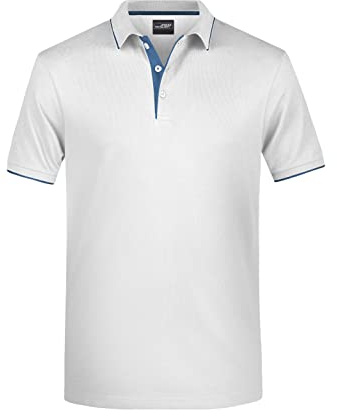 James & Nicholson Herrenpolo Multi Stripe - Klassisches Polo mit Kontraststreifen