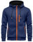 CTU Mens Hoodies Zip Up Long Sleeve Fleece Jacket Hooded Sweatshirt for Men Navy L