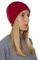 Bo.MA. Gerippter Hut aus 100 % reinem regeneriertem Kaschmir für Herren und Damen, hergestellt in Italien, Winter, Mütze, Kaschmir, Winter, Kopfhörer, Kleidung, Geschenk, rot, One size