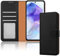 iCatchy for Samsung Galaxy A55 Case Leather Wallet Book Flip Stand View Magnetic Protect RFID Blocking Shockproof Cover compatible with Samsung A55 5G Phone (Black)