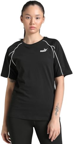 Puma Unisex Puma Sport Relaxed Tee T-Shirts, Puma Black,