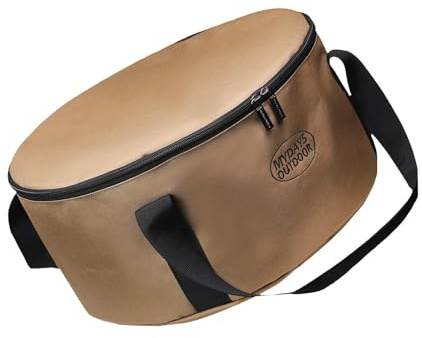 Camping-Kochgeschirr-Organizer – wasserdichte Zylinder-Kochset-Tasche, multifunktionale Reise-Aufbewahrungstasche | Runder Eimer mit Reißverschlüssen, langlebige Kochgeschirr-Aufbewahrung für Outdoor,