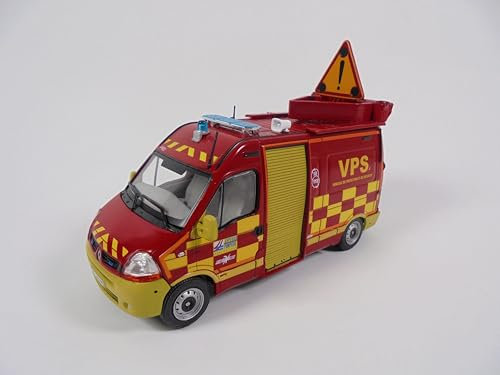OPO 10 - Camion de Pompiers 1/43 Renault Master Lanéry Véhicule de balisage et de signalisation (VBS) - Véhicule léger Sapeurs Pompiers Hachette CPL33
