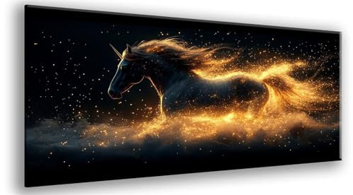 Peinture Numero Adulte Cheval Painting by Numbers Fantaisie Peinture par Numéros pour Adulte avec Cadre 70x140cm Toile Kit de Peinture à l'huile avec Pinceaux et Peinture pour Decor Chambre Model759