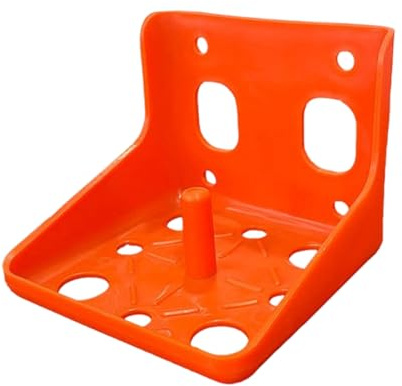 Supporto per blocco di sale – 16,5 x 16,5 x 14 cm Mineral Espositore di sale, supporto stabile per mangiare mucche cervi, capre | leccare pecore, mangiare sostanze nutritive