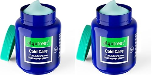 Algotreat Erkältungssalbe 113g - Effektive Linderung von Erkältungssymptomen und Schmerzen - Für Erwachsene und Kinder, Vielseitig Anwendbar (Packung mit 2)
