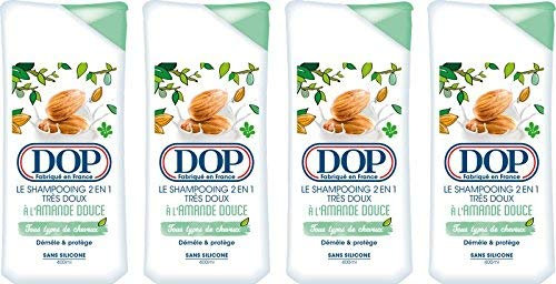 DOP Shampooing Très Doux 2-en-1 à l'Amande Douce 400.0 ml - Lot de 4