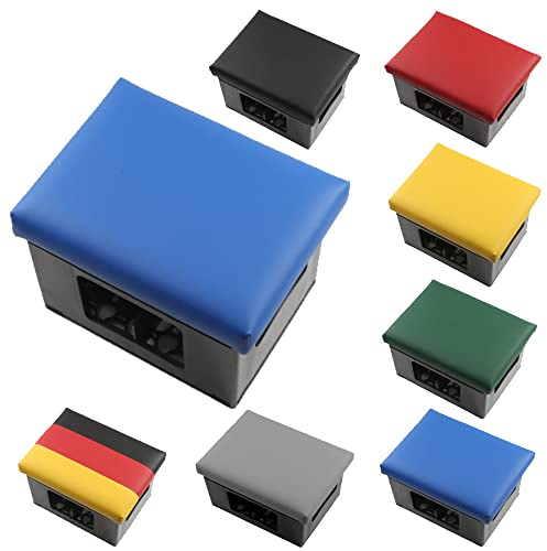 Bierkistensitz Bierkiste Bierkastensitz Sitz Bierkasten Aufsatz Hocker Auflage Polster Stehtische (Blau)