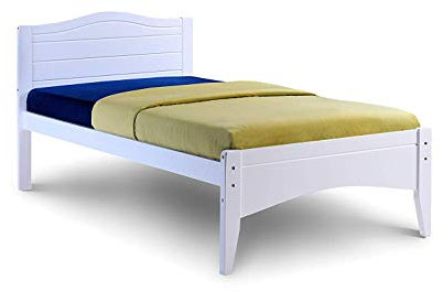 Humza Amani Bed Frame, Wood, White, 3FT